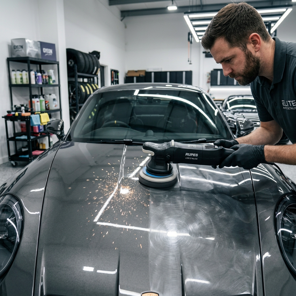 Professional paint correction process