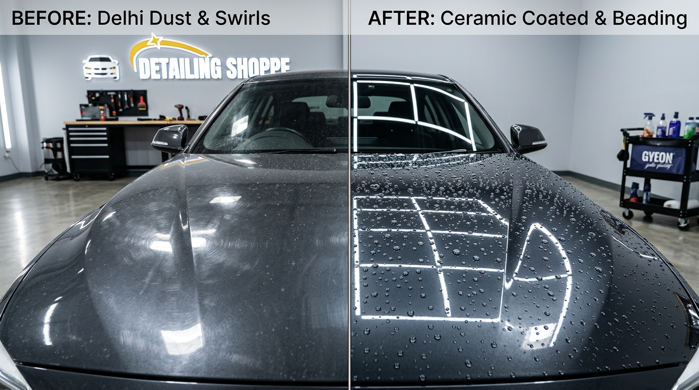 Icon Rocklear premium paint protection applied to luxury car