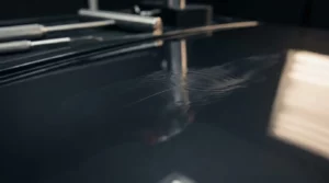 Self-healing demonstration: scratch on Supreme Pro Plus PPF disappearing under heat gun