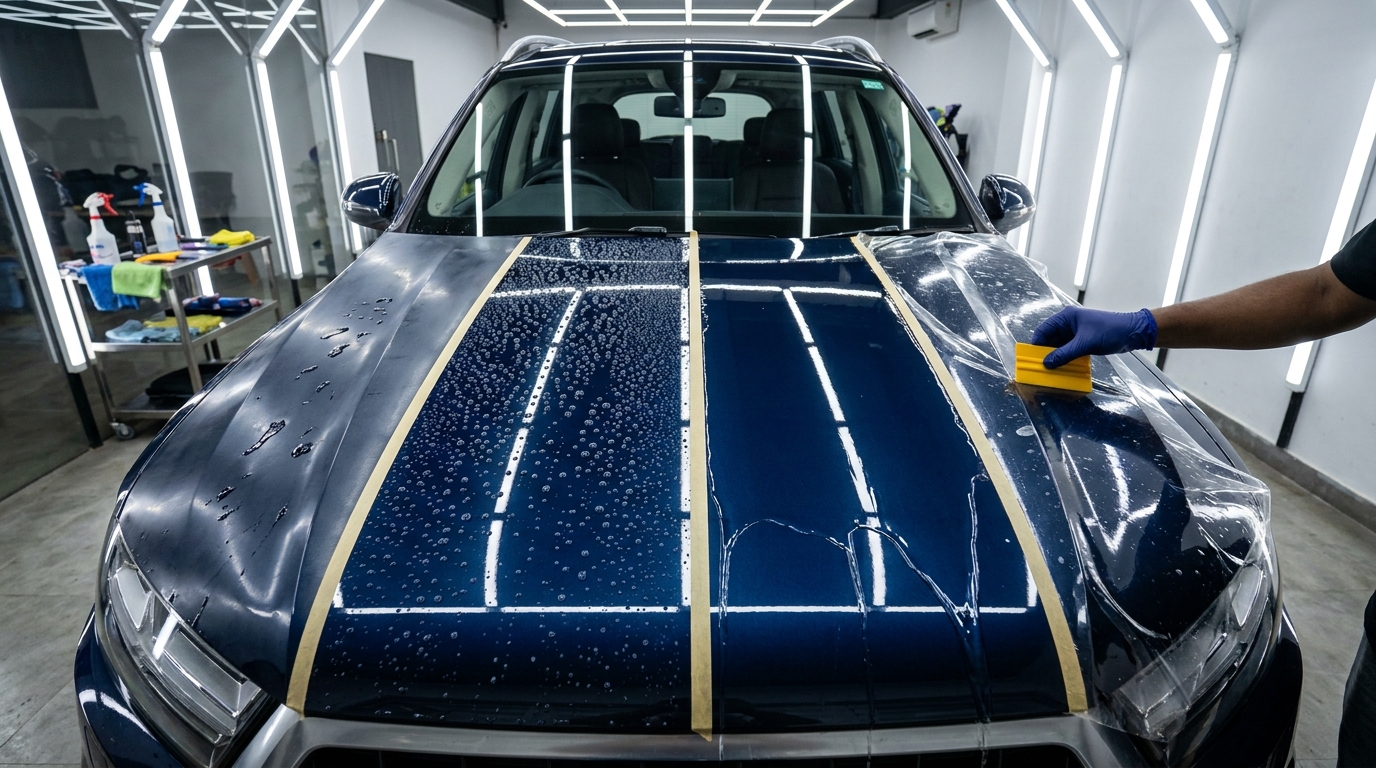 Bonnet split into Teflon, ceramic, graphene and PPF finishes